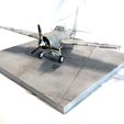 IMG_20230114_135140.jpg MODEL AIRCRAFT CONCRETE PAD AIRBASE DIORAMA AND DISPLAY BASE (1:72 SCALE 140MM)
