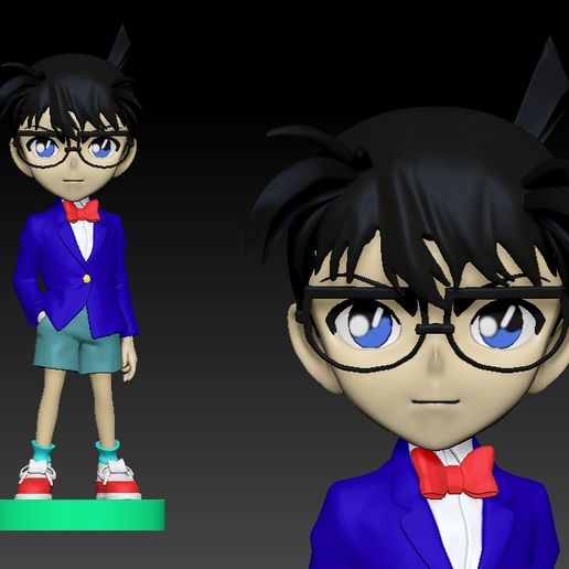 🕵️‍♂️ DETECTIVE CONAN - SHINI CHI KUDO - 3D PRINT・ 3D