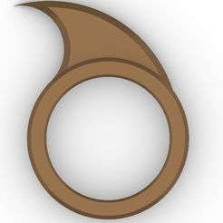 Hook-Ring-1.jpg Datei STL Ninja-Hakenring・Modell für 3D-Druck zum herunterladen