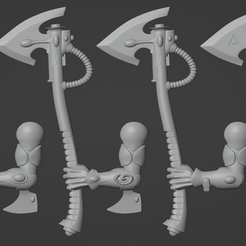 CloseUp.png Fichier 3D Space Elves Power Axes and Basic Axes・Modèle pour imprimante 3D à télécharger