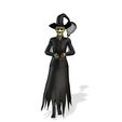 vid_00033.jpg DOWNLOAD HALLOWEEN WITCH 3D Model - Obj - FbX - 3d PRINTING - 3D PROJECT - GAME READY