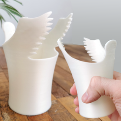 IMG_20220719_135502.png Free STL file Dove Vase・3D printing idea to download