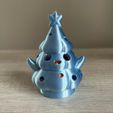 GlowTreeLED-SilkBlue01.jpg STL file Glow Tree Hollow Version・3D print design to download