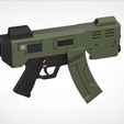 1.226.jpg Modified H&K MP5K from the movie Doom 3d print model