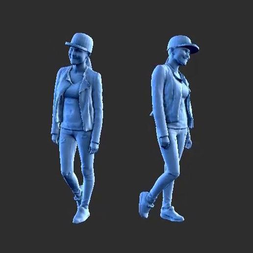 CHARACTER FIGURE GIRL F09 3D model