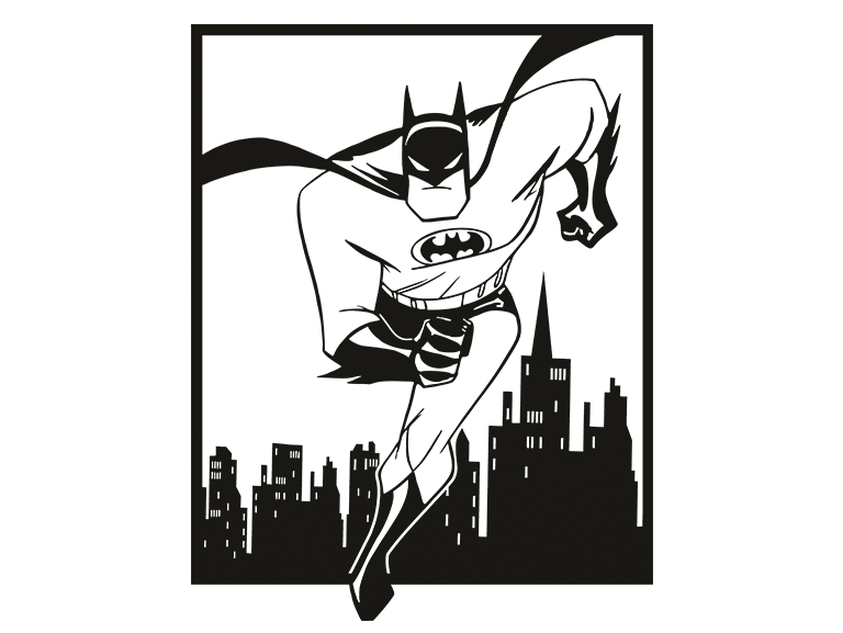 title4.png Download free DXF file Batman • Model to 3D print, petgreen