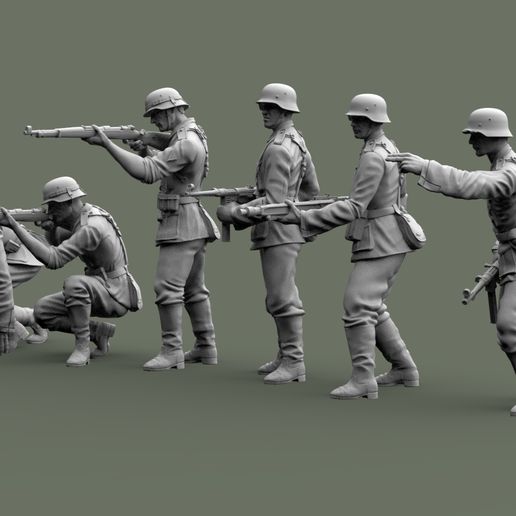 1.1637.jpg German soldiers 3D print model