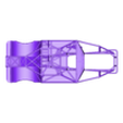 c6 corvette chasss wheel tub1.stl 2009 Chevy C6 corvette double frame rail outlaw drag racing 1/25 scale