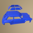 a004.png RENAULT 5 TURBO 1980 PRINTABLE  CAR BODY WITH WINDOW GLASSES