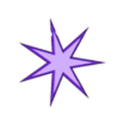 Star_7_Corners_full.stl Weihnachtskugeln Sterne / Christmasballs Stars