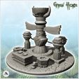 1-PREM.jpg Magic totem of chaos with altar and wooden statue (13) - Ork Green Horde Fantasy Beast Chaos Demon Ogre