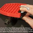 9c0cf82ef7dad30a24f2af9f0de37eea_display_large.jpg Free STL file Cleat Pedals - Clip into Shimano Road Bike Pedals・3D printable model to download