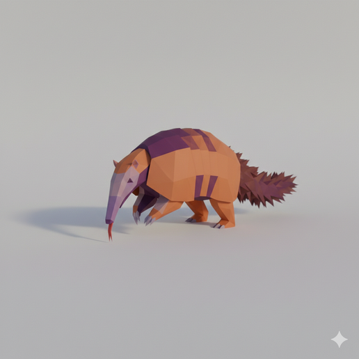 Low-Poly Armadillo