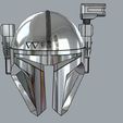 helmet_1.jpg The Mandalorian Paz Vizsla Heavy infantry helmet 3D print model