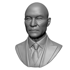 x1.png Archivo STL Charles Xavier Profesor X・Plan de impresora 3D para descargar