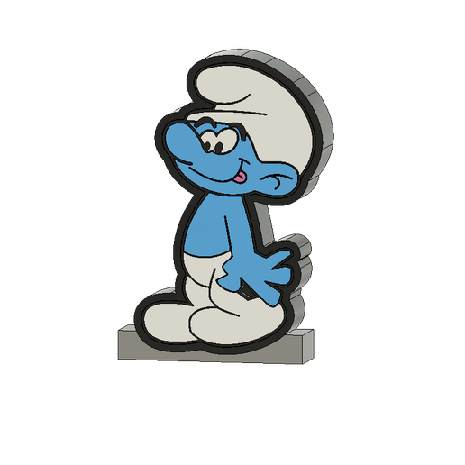 smurf lamp 3D model