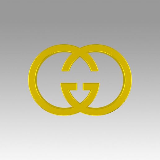 🎭 Gucci logo・ OBJ File for ・Cults