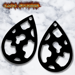 project_20231010_1814046-01.png boucles d'oreilles vache boucles d'oreilles vache pendentif ou collier porte-clés imprimé animalier