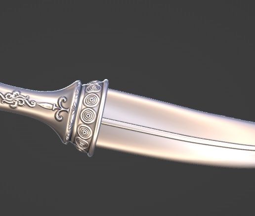 🗡️ Jambiya dagger・ STL File for ・Cults