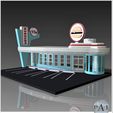 0016.jpg 60's Drive-in diner diorama for Hot Wheels / diecasts 1:64