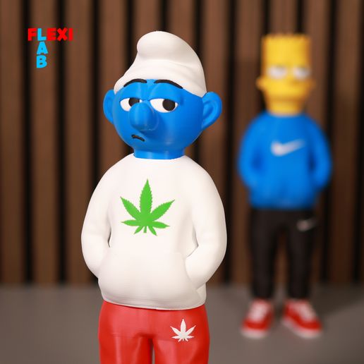 Urban-Vibes.jpg GHETTO SMURFS Urban Vibes Oldschool Style - Gangsta Smurfs - FLEXI LAB