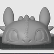 ToothlessHEAD.png Balde de pipocas sem dentes - Recipiente funcional e giro - Sem suportes Impressão 3D STL/3MF - Multicolor