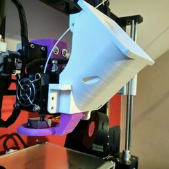 IMG_20160901_175832_HDR.jpg STL file prusa Anet a8 modular extruder nozzle cooling adapter・Design to download and 3D print