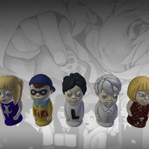 Light Yagami & Mello & Near Death Note Exhibition Mini