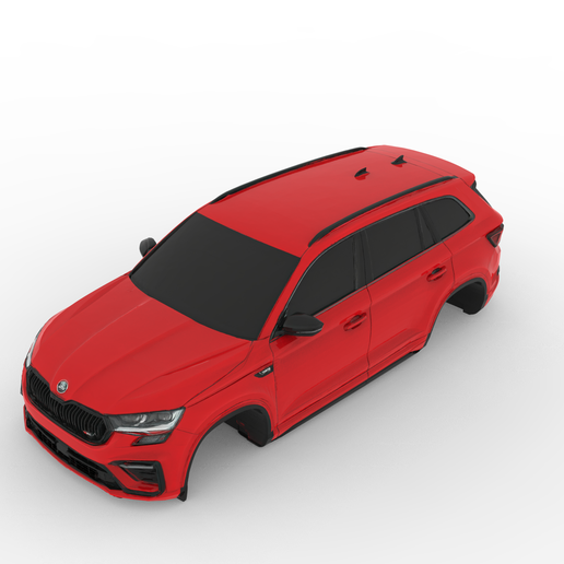 Škoda Kodiaq RS Gen. 3 2010 Performance – Detailed 3D SUV Body Model
