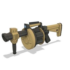 43919e862b6b24af658589fd89c4d32b_display_large.jpg STL file FortNite // Grenade Launcher・3D printing model to download