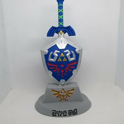 IMG_4333.jpg The Legend Of Zelda sword and shield ornament.