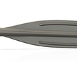 paddle-12 v4-00.png A real paddle blade for a rowing boat for 3d print cnc