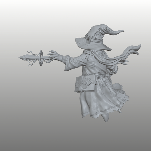🧙 Floating Jester Mage - Retro Troll Sorcerer - PRESUPPORTED・Free STL ...
