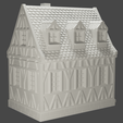 house2.png medieval frame house - decoration - tabletop/wargaming terrain