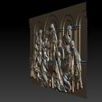 K_-(14).jpg CNC 3d Relief Model STL for Router 3 axis - The Last Supper