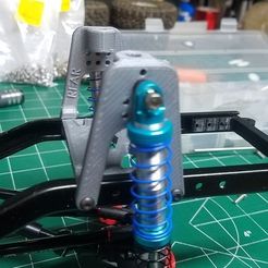 20190102_203603s.jpg Free 3D file OSX10 / SCX10 Front & Rear Shock Hoops / Towers・Template to download and 3D print