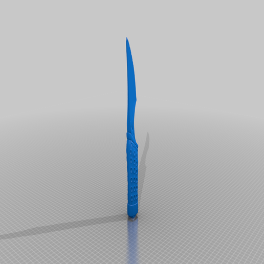 Dune Fremen Crysknife Remix and Scaling 3D model