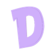 D.stl Letters and Numbers POKEMON (2 colors) Letters and Numbers | Logo