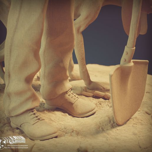 👻 Haunted Mansion Silas the Caretaker 3D Printable Diorama・ 3D File for ...