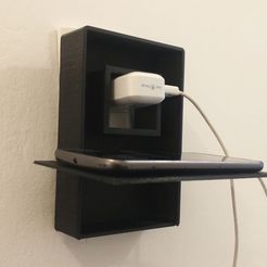 01b.jpg STL file Smartphone Charger Hanging Case・3D printing model to download