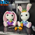 InShot_20240205_180329070.jpg Bunny Brothers, cute baby rabbits and their articulated carrot keychain