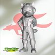 Star-Fox-McCloud-3D-Print-Model4.jpg Fox McCloud - Thumbs Up Victory Pose | StarFox Series 3D Model