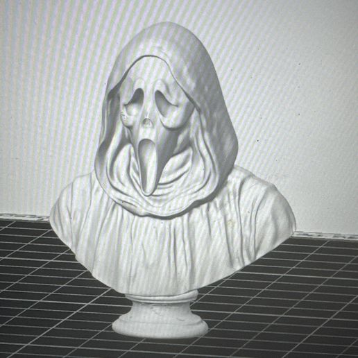 👤 Scream Ghostface・ STL File for 3D printing・Cults