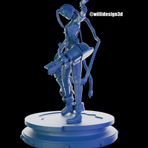 STL file Jinx arcane 2 LEAGUE OF LEGENDS modelo imprecion 3D 👾 ・3D ...