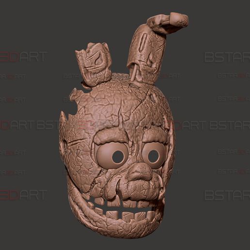 🪤 Five nights at freddy's Spring Trap Mask for Halloween Cosplay・ 3D ...