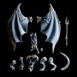 04.jpg 3D file Dark Elf Lord of the Beasts on Manticore・3D printable model to download