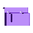 cable_protector_mountRight2.stl Anet A8 plus - bed-cable-protector