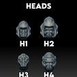 Heads.jpg Greater Good Aliens -- Sniper Team