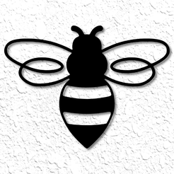 project_20230301_1640568-01.png Minimalist Honey Bee Logo wall art bee wall decor