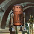 screenshot.6033.jpg Star Wars The Mandalorian . R5-D4 droid .3D action figure .OBJ Kenner style.